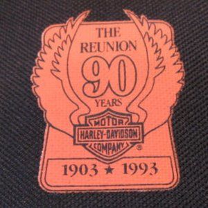 HARLEY TEE,  COOLER, NEW BANDANA, "NEW" HARLEY COOLER  90TH ANNIVERSARY.